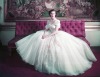 Princess Margaret in her 21st birthday dress by Dior 