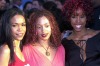Solange (centre) with Michelle Williams (left) and Kelly Rowlands (right