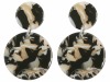 M&Co Smudge Drop Circle Earrings