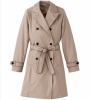 Damart Beige Pastel Trench Coat