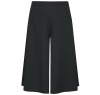 Yours Clothing Black Wide Leg Culottes