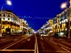 Nocturnal street life in Minsk is vibrant, bright and long