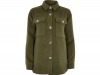 River Island Khaki Button Front Overshirt, £55/AED249.55