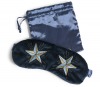 Oliver Bonas Star Navy Velvet Eye Mask
