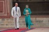 Kate wore green again to visit a mosque in Lahore