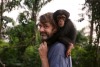Jimmy Desmond with chimp Ella