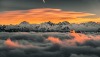 ‘Sunset above the clouds’ by @olegp – Hafelekar, Austria