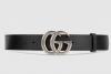 Gucci - Leather Belt with Double G Buckle