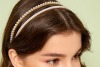 Faux pearl decor headband on SHEIN