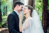 Hilary Swank Wears Elie Saab Couture Bridal Gown