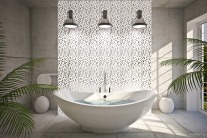 white bathtub