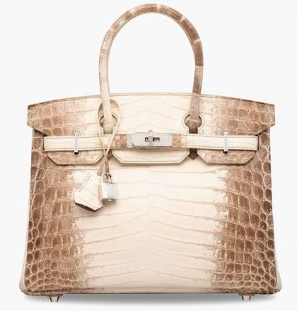 Luxury resale firm Rebag are selling a rare Hermès Himalayan Birkin for  $70,000, London Evening Standard