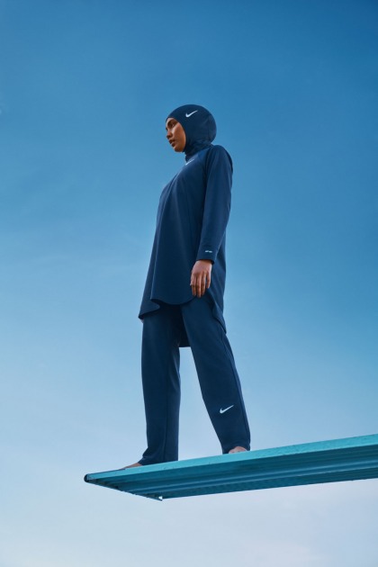 Nike's New Modest Swimwear Collection with Waterproof Hijabs