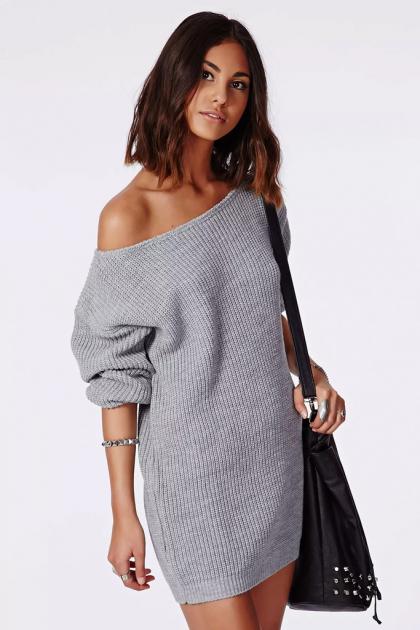 Over the hotsell shoulder sweater dress