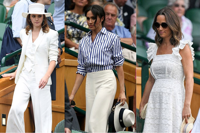 Best Dressed Celebrities At Wimbledon 2018 