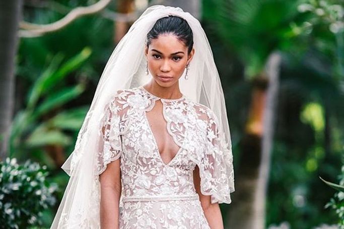 Chanel Iman Weds Sterling Shepard In Zuhair Murad 